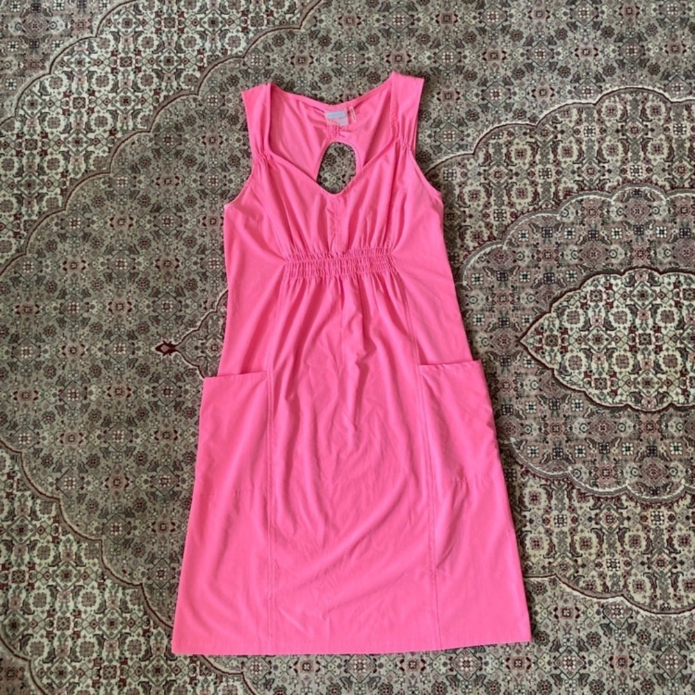 Athleta Pink dress with pockets